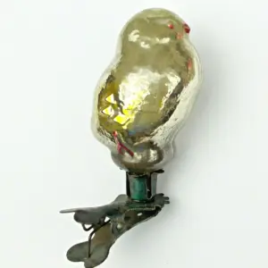 Vintage Glass Christmas Ornament Chicken