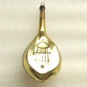 Vintage Glass Bandura Christmas Ornament