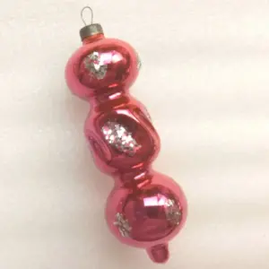 Vintage Glass Icicle Christmas Ornament