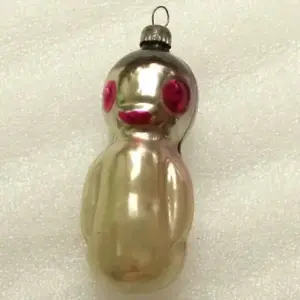 Vintage USSR Glass Christmas Ornaments Old Penguin