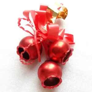 Modern Glass Ukrainian Christmas Ornaments Bells