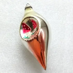 Vintage Glass Christmas Ornament Tree Icicle
