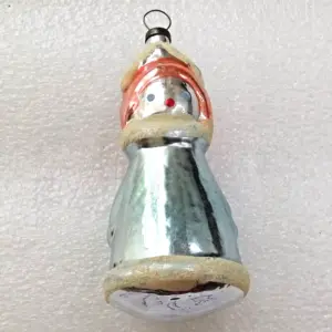 Vintage Glass Christmas Ornament Snowmaiden