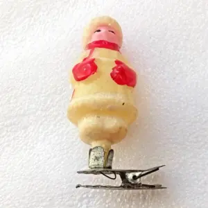 Vintage Glass Christmas Ornament Toy Boy