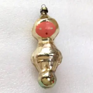 Old Antique Vintage Glass Christmas Ornament Cipollino