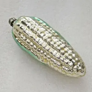 Antique Vintage Glass Christmas USSR Ornament Old Corn