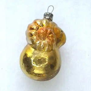 Vintage USSR Glass Christmas Ornament Ram