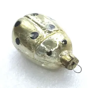 Antique Vintage USSR Glass Christmas Ornament Bug
