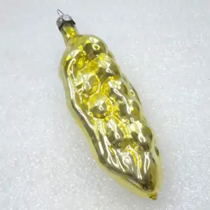 Antique Vintage USSR Glass Christmas Tree Ornament Wheat