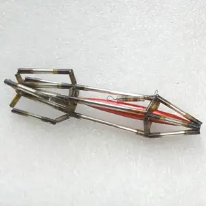Vintage Tube Glass USSR Christmas Ornament Antique Rocket