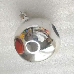 Antique Vintage USSR Mercury Glass Christmas Tree Ornament Ball