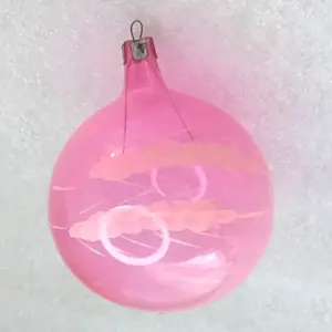 Antique Vintage Glass Christmas Tree USSR Ornament Ball