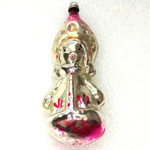Vintage USSR Glass Christmas Ornament Snowmaiden