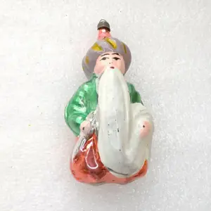 Antique Vintage USSR Glass Christmas Ornament Tree Toy Sultan