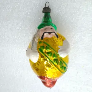 Antique Vintage USSR Glass Christmas Ornament Prince Lemon