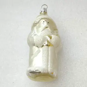 Ukrainian Glass Christmas Ornament Tree Toy Santa Claus