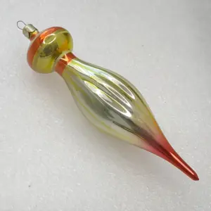Antique Vintage Glass USSR Christmas Ornament Tree Toy Icicle
