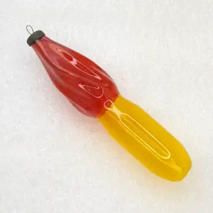 Antique Vintage Glass USSR Christmas Ornament Candle
