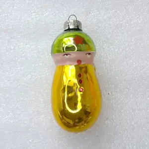 Antique Vintage USSR Glass Christmas Ornament Red Army Boy