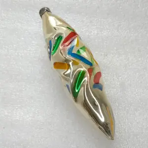 Antique Vintage USSR Glass Christmas Ornament Icicle