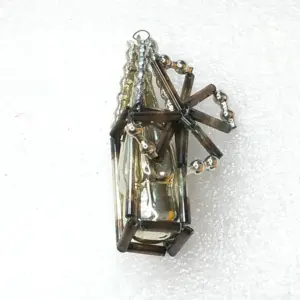 Antique Vintage Tube Glass Christmas Ornament USSR Windmill