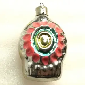 Old Antique Vintage USSR Glass Christmas Ornament