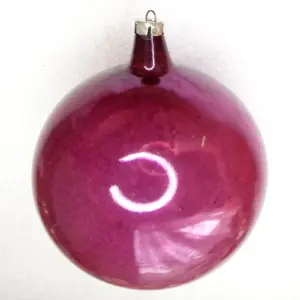 Antique Vintage USSR Glass Christmas Ornament Old Ball