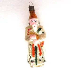 Vintage Glass Ukrainian Christmas Ornaments Astrologer