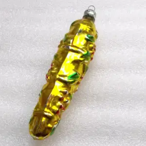 Antique Russian Glass Vine Christmas Ornament