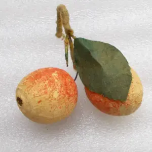 Old Antique Vintage Cotton USSR Christmas Ornament Cherry