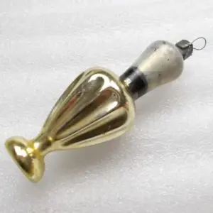 Antique Vintage Glass USSR Christmas Ornament Amphora