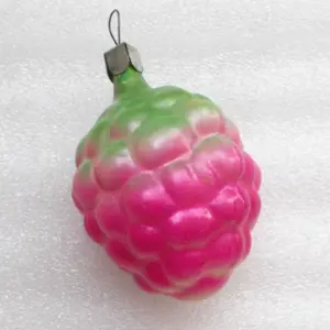 Antique Vintage Glass USSR Christmas Ornament Old Berry