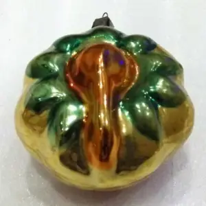 Vintage Glass Christmas USSR Ornament Old Sunflower
