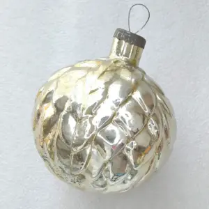 Huge Old Antique Vintage Glass Christmas Ornament Hop