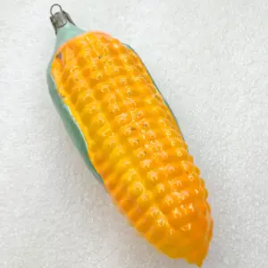 Antique Vintage Glass Christmas USSR Ornament Old Corn