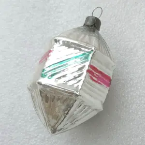Old Antique Vintage USSR Glass Christmas Ornament