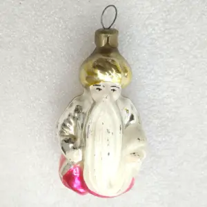 Antique Vintage Glass USSR Christmas Ornament Sultan