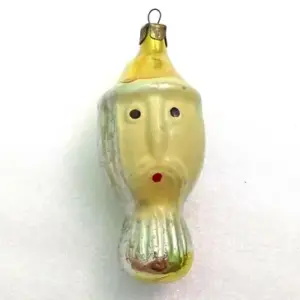 Vintage USSR Glass Christmas Ornament Totem