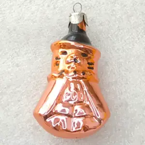 Vintage Silver Glass Christmas Ornament USSR Cat in Boots