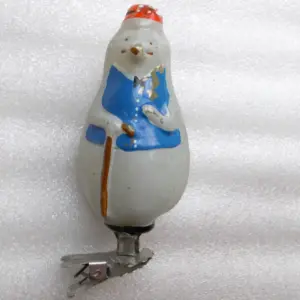 Vintage Glass Mole from Thumbelina Christmas Ornament
