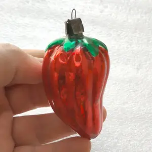 Antique Vintage Mercury Glass Christmas USSR Ornaments Paprika
