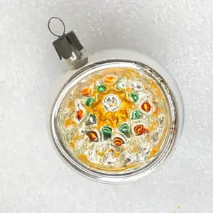 Vintage Christmas Mercury Glass Ornament USSR Tree Antique Decor Lantern