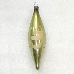 Vintage Christmas Mercury Glass Ornament USSR Tree Antique Decor Old Icicle