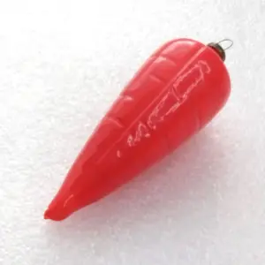 Antique Vintage Glass Christmas Toy Ornament Carrot