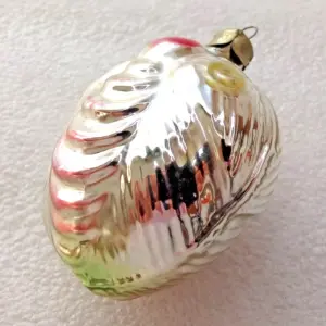 Antique Vintage Glass Christmas Ornament Butterfly