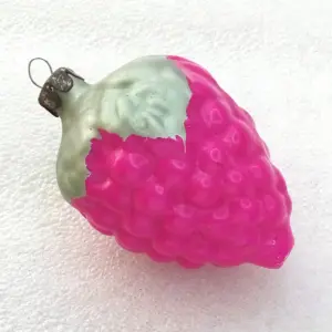 Old Antique Vintage USSR Glass Christmas Decor Ornament Berry