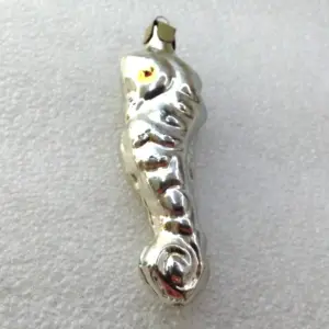 Antique Vintage Glass Christmas Ornament Sea Horse