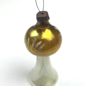 Old Antique Vintage Glass Christmas Ornament Floor Lamp