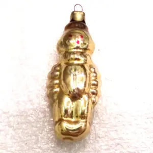 Vintage Glass Christmas USSR Ornament Astronaut