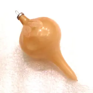 Vintage Glass Christmas USSR Ornament Radish